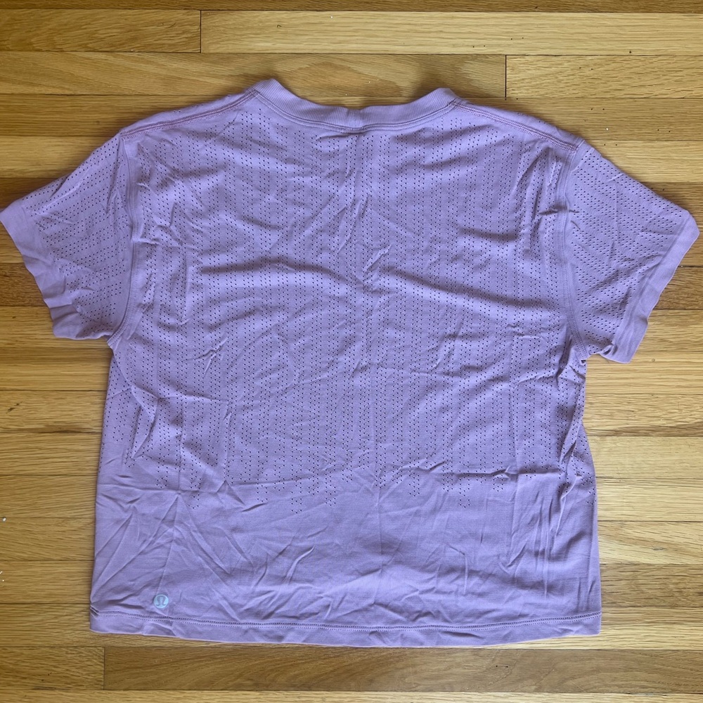 Lululemon Train To Be Short Sleeve Pink - Picture 3 of 4